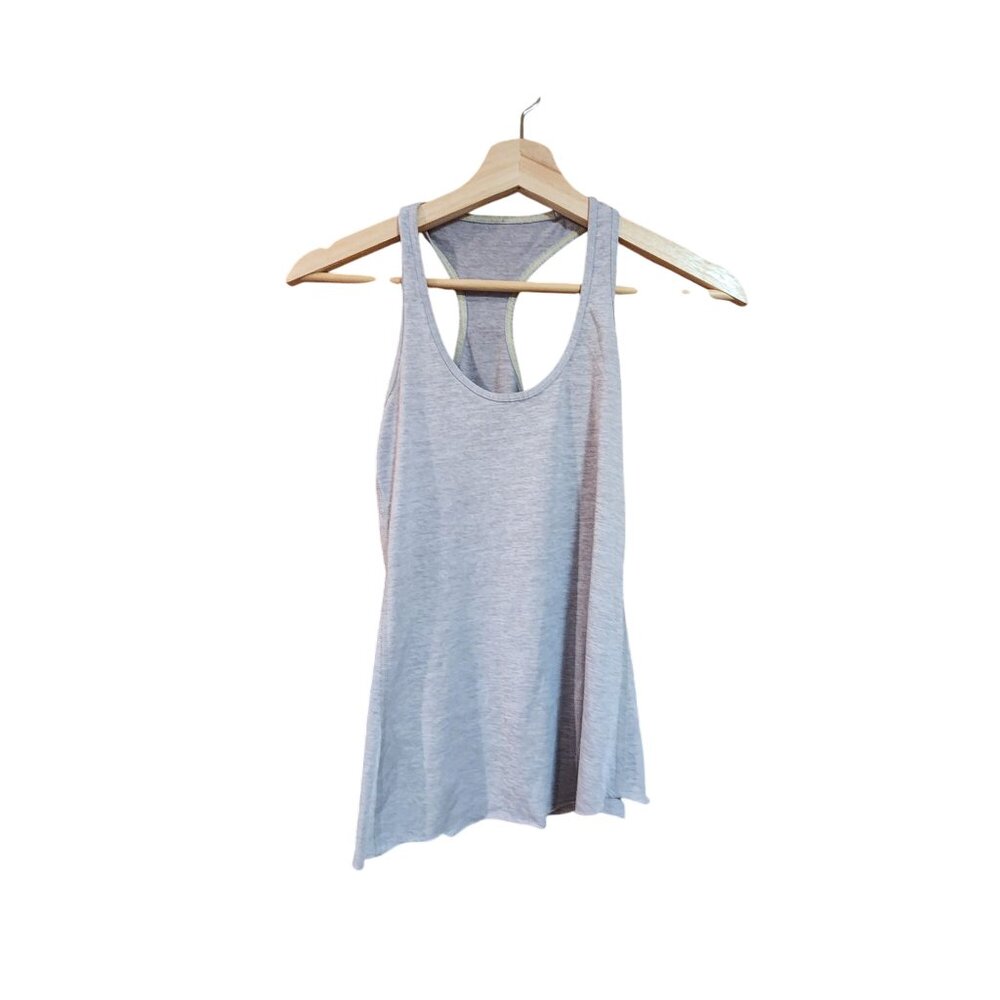Lululemon Womens Gray Racerback Tank Top Yoga Workout Shirt